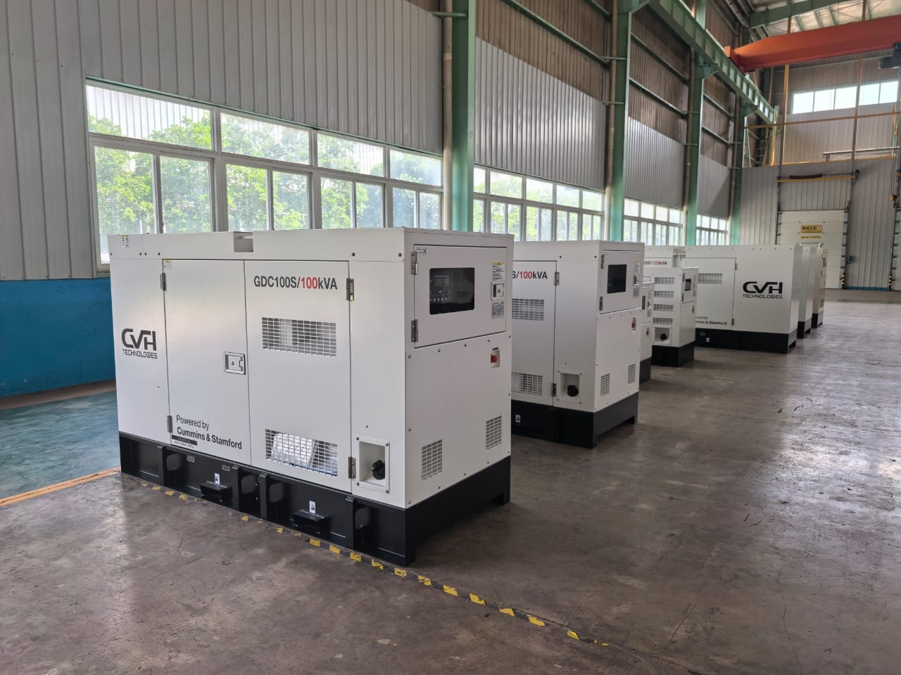 Industrial generator systems
